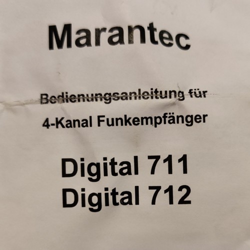 Marantec digital 712 - marantec,